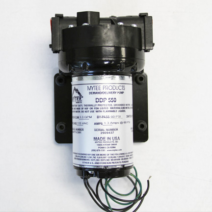 Aquatec C381A, 60psi Pump Out Pump, 3.3 GPM 230 Volts, Auto Dump Out, 5503-2E6E-V716 Mytee 12654A
